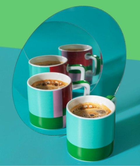 La Cafetière Ceramiczna filiżanka do espresso Utopian Lines 120 ml