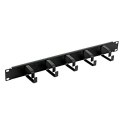 INTELLINET Organizer kabli 1U rack 19 5X 45X65 I-CASE CABLE-BK5