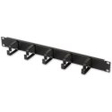 INTELLINET Organizer kabli 1U rack 19 5X 45X65 I-CASE CABLE-BK5