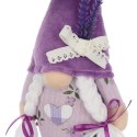 SKRZAT GNOM LAWENDA GIRL 20CM DEKORACJA WIOSENNA