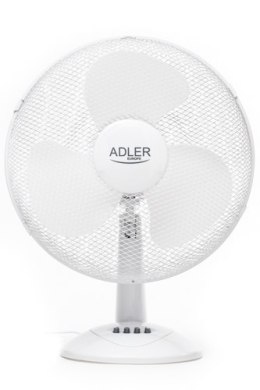 Wentylator biurkowy ADLER 40cm AD 7304 Biało-szary