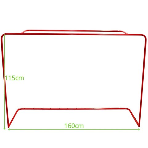 BRAMKA DO UNIHOKEJA UNIHOC TURNIEJOWA 115X160CM Z SIATKĄ I PILKOCHWYTEM AZETX