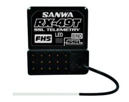 Odbiornik samochodowy - SANWA RX-49T 2,4 GHz FHSS-5