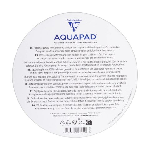 Blok AQUAPAD Okrągły D:15cm, 300g, 20ark