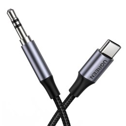 Kabel UGREEN AV143 USB-C-jack 3,5mm 1m (czarny)