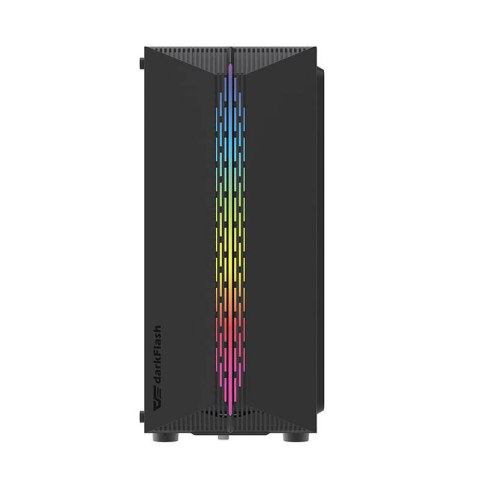 Obudowa komputerowa DARKFLASH DK151 + 3 wentylatory RGB (czarna)