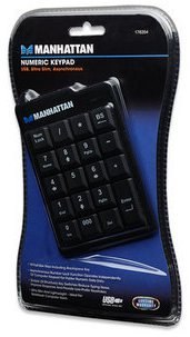 INTELLINET Klawiatura numeryczna USB 18 klawiszy slim 176354