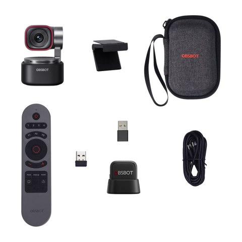 Kamera internetowa OBSBOT Tiny 3 z pilotem i mikrofonem