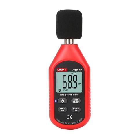 Mini miernik poziomu dźwięku Uni-T UT353BT