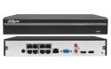 Dahua NVR4108HS-8P-4KS3 Rejestrator wideo sieciowy 8CH Kompaktowy 1U, 8PoE, 1HDD, Lite