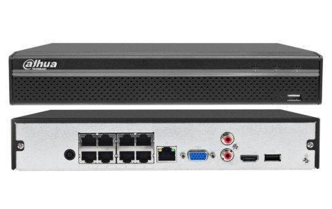 Dahua NVR4108HS-8P-4KS3 Rejestrator wideo sieciowy 8CH Kompaktowy 1U, 8PoE, 1HDD, Lite
