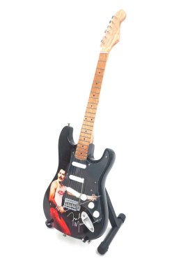 Mini Gitara Kolekcjonerska Seria Bohaterowie Rocka Freddie Mercury Queen - MGT-8617