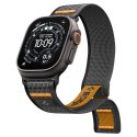 Pasek Spigen Athlex Air 2 na Apple Watch (44 / 45 / 46 / 49 mm) - czarno-pomarańczowy