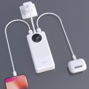Powerbank K12Pro 20000mAh USB-A USB-C PD 22.5W - biały