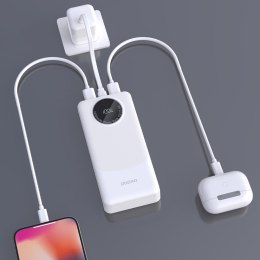 Powerbank K12Pro 20000mAh USB-A USB-C PD 22.5W - biały