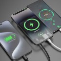 Powerbank magnetyczny K14S 5000mAh USB-A USB-C 20W - czarny