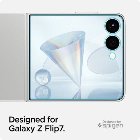 Szkło hartowane na Samsung Galaxy Z Flip 7 z aplikatorem - 2 szt.