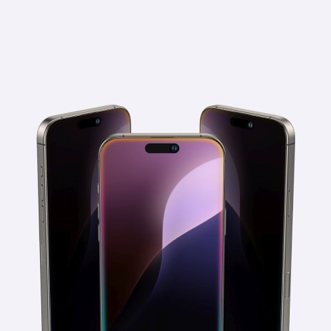 Szkło hartowane prywatyzujące do iPhone 16 Pro Radix Privacy Glass