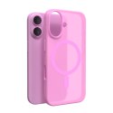 Etui silikonowe do iPhone 16 Daylight MagSafe - różowe