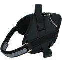 SZELKI DLA PSA ODBLASKOWE REGULOWANE MEDIUM 50-62 CM CZARNE MAXXPRO