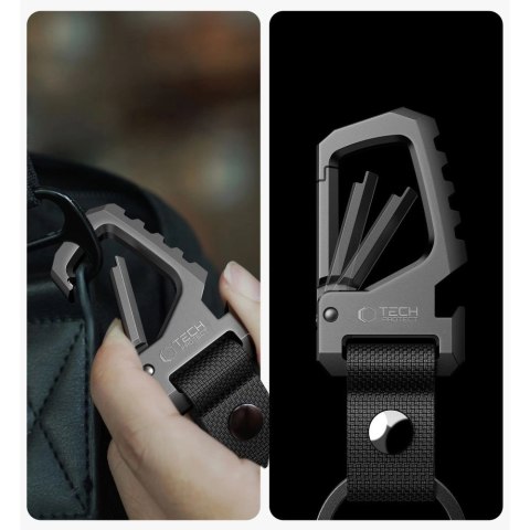 Brelok Tech-Protect Slidelock - czarno-szary