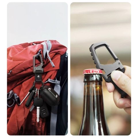 Brelok Tech-Protect Slidelock - czarno-szary