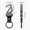Brelok Tech-Protect Slidelock - czarno-szary