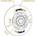 KÓŁKA DO ROLEK ENERO PRO PU 64 MM 4 SZT Z ŁOŻYSKAMI ABEC 7 LED