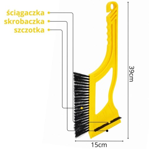 SKROBACZKA DRAPAK DO LODU ICE CAR 1 ŻÓŁTA