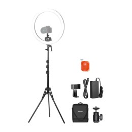 Zestaw do selfie z okrągłą lampą LED do telefonu Neewer SRP18C 17cm