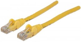 INTELLINET Patchcord Cat6 UTP 1 m 100% Cu żółty 342346