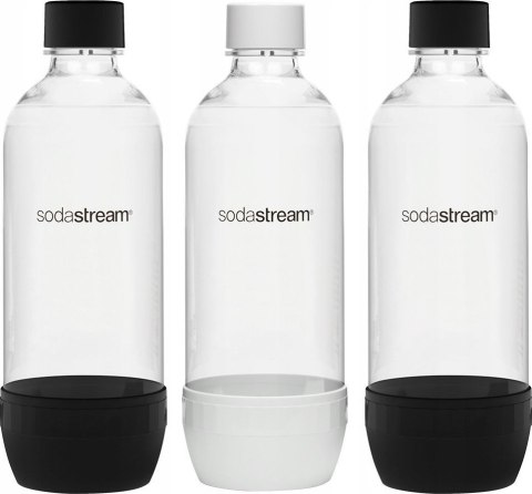 Sodastream Butelka Standard, Tripack (3x1l) - czarna*3 1L