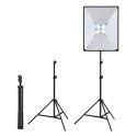 Zestaw oświetleniowy PULUZ 50x70cm statyw 4x żarówka LED