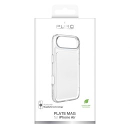 Etui Puro Plate Mag na iPhone 17 Air kompatybilne z MagSafe - białe