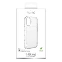 Etui Puro Plate Mag na iPhone 17 kompatybilne z MagSafe - białe