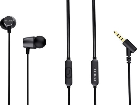 Douszne Douszne AIWA ESTM-30BK (1.2m /3.5 mm wtyk/Czarny)