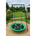 HUŚTAWKA OGRODOWA BOCIANIE GNIAZDO 110CM XXXL ZIELONA