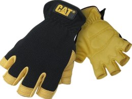 CAT rekawice half-finger prem. deerskin gel pad L