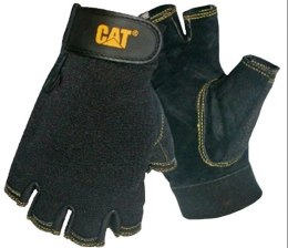 CAT rekawice half finger reversed pigskin grain xl