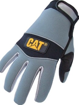 CAT rekawice synt. leather pad, neoprene back l