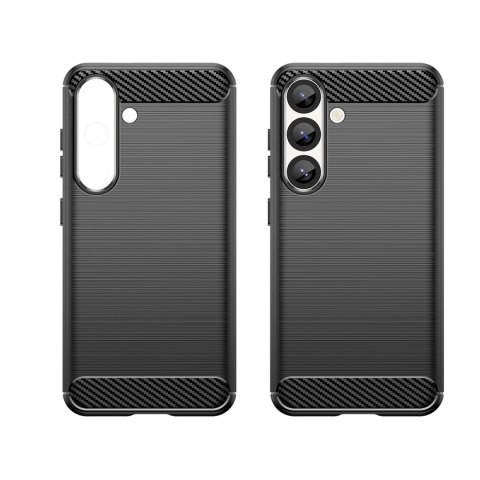 Etui Carbon Case elastyczne silikonowe na Xiaomi Redmi Note 14 Pro 4G - czarne