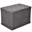SKRZYNIA OGRODOWA 170L 76x55x52CM NA PODUSZKI