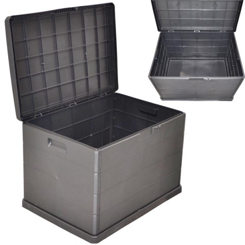 SKRZYNIA OGRODOWA 170L 76x55x52CM NA PODUSZKI