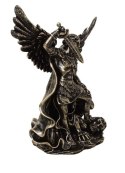 Figurka Święty Michał walczący ze smokiem - polyresin - MC-23146