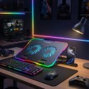 Podstawka Wozinsky WDCX-A26 NitroCool RGB chłodząca gamingowa pod laptop - czarna