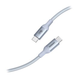 Kabel UGREEN L534 USB-C-USB-C 2m 240W (srebrno-biały)