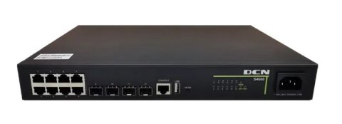 S4600-12X-P-SI - Managed L2 PoE Access Switch 8x10/100/1000Base-T with PoE+ (125W) + 4x1/10GBase-X SFP+, AC Power Supply, 0° +50