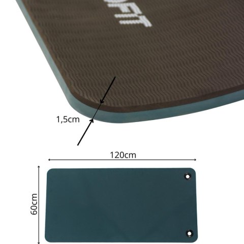 MATA FITNESS KLUBOWA Z OTWORAMI 120x60x2CM ENERO FIT