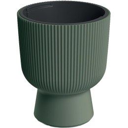 DONICZKA DO KWIATÓW MILLY NA NODZE 24CM ZIELONA PINA