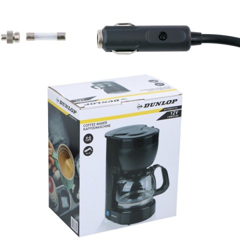 KAWIARKA SAMOCHODOWA TURYSTYCZNA EKSPRES DO KAWY 650 ML 12V 170W DUNLOP